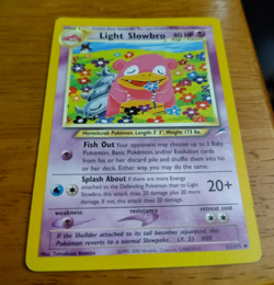 Pokemon TCG Light Slowbro Neo Destiny 51 Unlimited Uncommon Card - Image 1