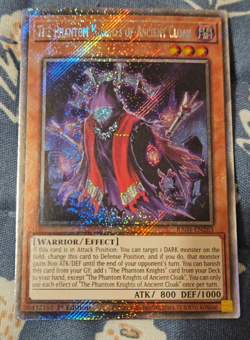 The Phantom Knights of Ancient Cloak - Platinum Secret Rare - RA04-EN263 Yugioh - Image 1