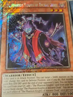 The Phantom Knights of Ancient Cloak - Platinum Secret Rare - RA04-EN263 Yugioh - Image 3