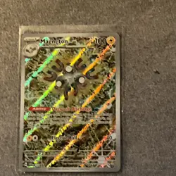 Pokemon TCG Magneton SVP 159 Surging Sparks Promo Card Near Mint Condition - Image 1