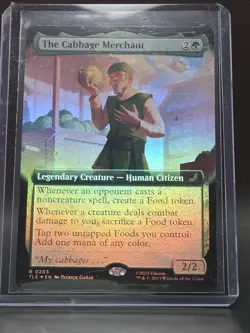 The Cabbage Merchant #203 (Extended Art) Avatar (TLE) - Legal Foil - Image 1
