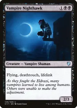 Vampire Nighthawk [Commander 2017] Magic MTG - Image 1