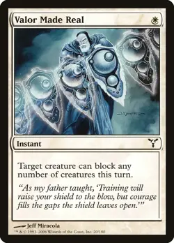Valor Made Real [Dissension] Magic MTG - Image 1