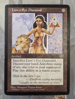 Magic: The Gathering Lion's Eye Diamond Mirage MP Reserved List - Image 1