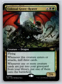 Colossal Grave-Reaver (Extended Art) 90 Commander: Tarkir: Dragonstorm NM - Image 1