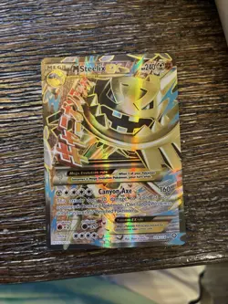 Pokemon M Steelix EX Full Art Ultra Rare Holo 109/114 XY Steam Siege 240 HP - Image 1