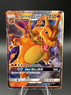 Pokemon TCG Charizard GX SM211 Hidden Fates Sm Promo Holo Near Mint - Image 1