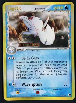 Togetic DMG 11/101 - Reverse Holo Dragon Frontiers Delta Species 🏝 Pokemon - Image 1