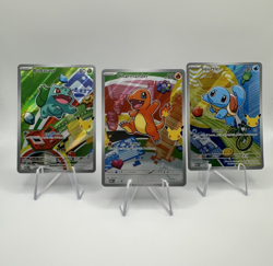 Bulbasaur Charmander Squirtle First Partner Promos Lot Pokemon TCG NM Gen 1 - Image 1