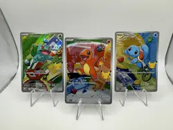 Bulbasaur Charmander Squirtle First Partner Promos Lot Pokemon TCG NM Gen 1 - Image 2