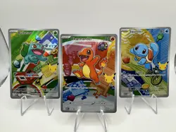 Bulbasaur Charmander Squirtle First Partner Promos Lot Pokemon TCG NM Gen 1 - Image 3