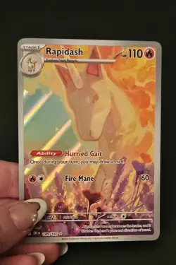Pokemon Rapidash 189/182 Sv10: Destined Rivals Holo - Image 1