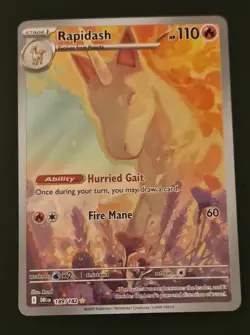 Pokemon Rapidash 189/182 Sv10: Destined Rivals Holo - Image 2