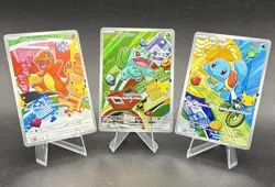 Charmander Bulbasaur Squirtle Pokemon TCG First Partner Illustration Collection - Image 1