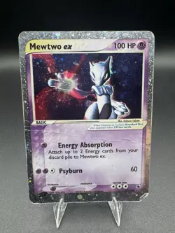 Mewtwo ex 101/109 Pokemon TCG EX Ruby and Sapphire Holo - DMG - Image 1
