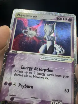 Mewtwo ex 101/109 Pokemon TCG EX Ruby and Sapphire Holo - DMG - Image 3