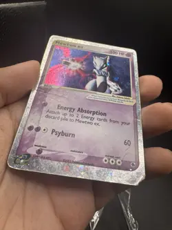 Mewtwo ex 101/109 Pokemon TCG EX Ruby and Sapphire Holo - DMG - Image 4