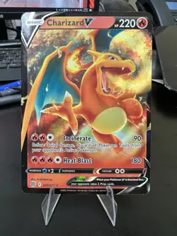 Pokemon TCG - 2022 Charizard V 17/172 - Brilliant Stars - Ultra Rare - LP - Image 1