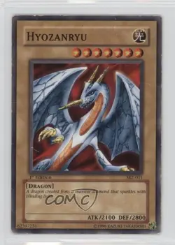 Hyozanryu 1st Ed. YuGiOh Starter Deck Kaiba Evolution #SKE-011 2004 READ - Image 1