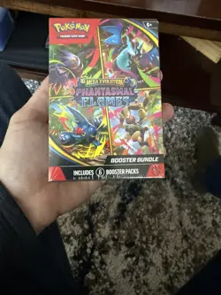 Pokemon TCG Mega Evolution Phantasmal Flames Booster Bundle Sealed - Image 1