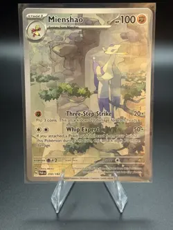 Pokemon Mienshao 200/182 Sv04: Paradox Rift Holo Illustration Rare - Image 1