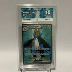 2025 Pokemon Phantasmal Flames Empoleon Ex Secret Rare 114/094 Ace 10 - Image 1