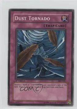 Dust Tornado 1st Ed. YuGiOh Starter Deck Kaiba Evolution #SKE-045 2004 READ - Image 1