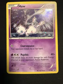 Mew XY192 Holo Ultra Rare Black Star Promo NM-/LP+ Pokemon TCG - Image 1