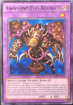 Konami Yu-Gi-Oh! Thousand-Eyes Restrict DPRP-EN046 Holo Rare 1st Edition - Image 1
