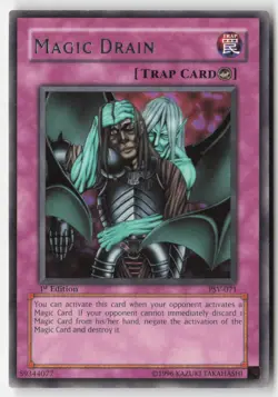 Yugioh - Magic Drain PSV-071 1st Edition - Pharaoh's Servant - Image 1