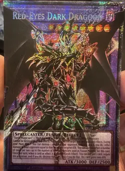 Yu-Gi-Oh! TCG Red-Eyes Dark Dragoon Starlight Overframe Holo 1st Ed English - Image 1