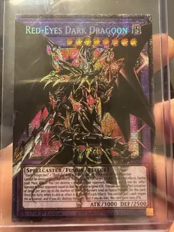 Yu-Gi-Oh! TCG Red-Eyes Dark Dragoon Starlight Overframe Holo 1st Ed English - Image 3