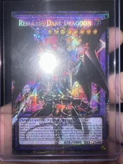Yu-Gi-Oh! TCG Red-Eyes Dark Dragoon Starlight Overframe Holo 1st Ed English - Image 4