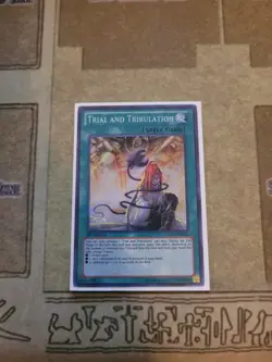 YUGIOH TRIAL AND TRIBULATION GAOV-EN087 SECRET 1ST ED NM - Image 1