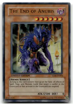 The End of Anubis TLM-ENSE4 Limited Ultra Rare Yu-Gi-Oh TCG MP - Image 1