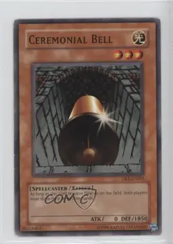 Ceremonial Bell YuGiOh Dark Beginning 1 #DB1-EN055 2004 READ - Image 1