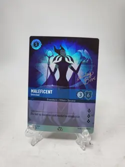 Lorcana Rise Of The Floodborn Disney 100 Promo - Maleficent Uninvited 22/P1 - Image 1