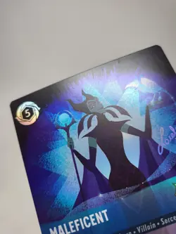 Lorcana Rise Of The Floodborn Disney 100 Promo - Maleficent Uninvited 22/P1 - Image 3