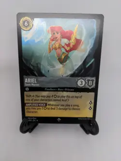 Disney's Lorcana - Ursula's Return - ARIEL Sonic Warrior - Super Rare - 175/204 - Image 1