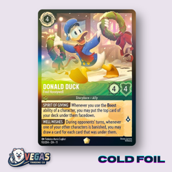 Donald Duck - Fred Honeywell 93/204 FOIL Legendary Winterspell NM Disney Lorcana - Image 1