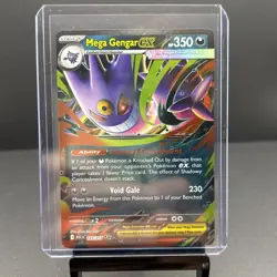 Mega Gengar ex 056/094 Phantasmal Flames Ultra Rare Holo Pokemon Card NM - Image 1