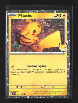 Pokemon Miscellaneous Cards & Products #051/162 Holo Pikachu (Pokemon Day 2026) - Image 1