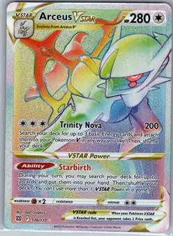 Arceus VSTAR (Secret) 176/172 SWSH09: Brilliant Stars - Pokemon Card - NM - Image 1