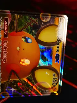 LP/NM Pokemon DEDENNE GX Card SM UNBROKEN BONDS Set 57/214 Sun Moon Rare Holo - Image 2