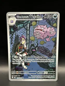 Team Rocket's Weezing 199/182 - Pokemon Destined Rivals Card - NM - Image 1