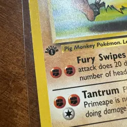 Primeape First Edition Jungle Set Pokemon Card 1st - Image 2