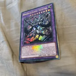 Yugioh Mementomictlan Tecuhtlica-Creation King 25LP-EN009 Emblazoned Ultra Rare - Image 1