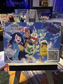 Pokemon Horizons The Series Exclusive Promo Card 2024 W/ Capt Pikachu - Image 1