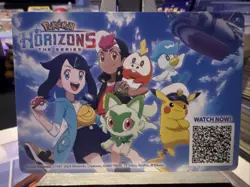 Pokemon Horizons The Series Exclusive Promo Card 2024 W/ Capt Pikachu - Image 2