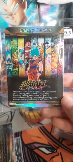 Dragon Ball Super Card Game Energy Marker Son Goku History of Z Holo M-51 - Image 1